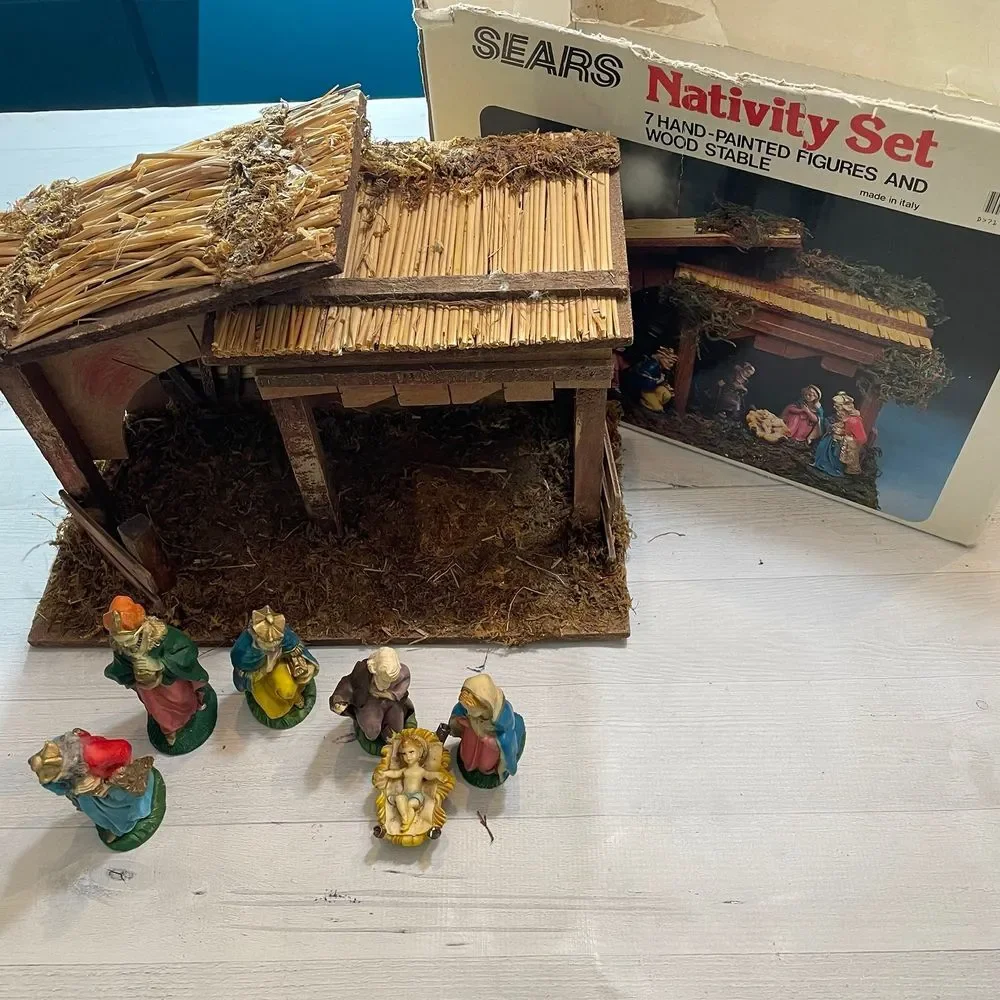 Vintage‎ Sears Nativity Set #97581